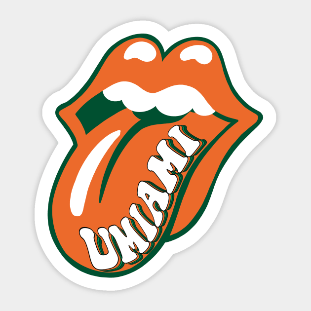 miami lips Sticker by Rpadnis